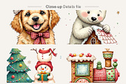 Festive Watercolor Clipart, an Illustration by Artnoy (Thumbnail 4 of 8)