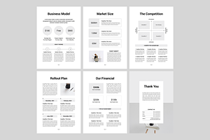 Pitch Deck MS Word & Indesign