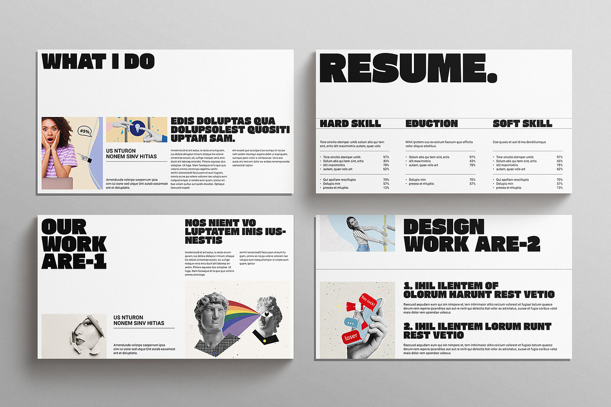 Minimal Portfolio Presentation, a Presentation Template by E-Type (Photo 3 of 5)