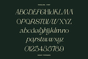 Padeline - Unique Serif, a Serif Font by Khoir (Thumbnail 5 of 9)