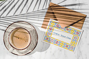 Mediterranean Azuléjo Watercolor, a Decorative Illustration by YarovaArt (Thumbnail 7 of 15)