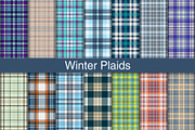 #274 Winter Plaid Patterns, a Pattern Graphic by Plaid4You (Thumbnail 1 of 5)