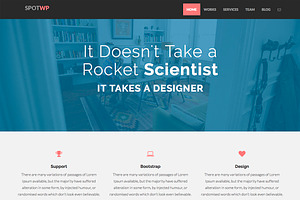 SPOT - Bootstrap Wordpress Theme