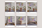 Poster frame Mockup AURELIE, a Print Template by Bonumo (Thumbnail 7 of 14)