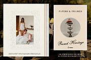 Vintage Embossed Papers & Frames, a Texture Graphic by Purple (Thumbnail 1 of 19)