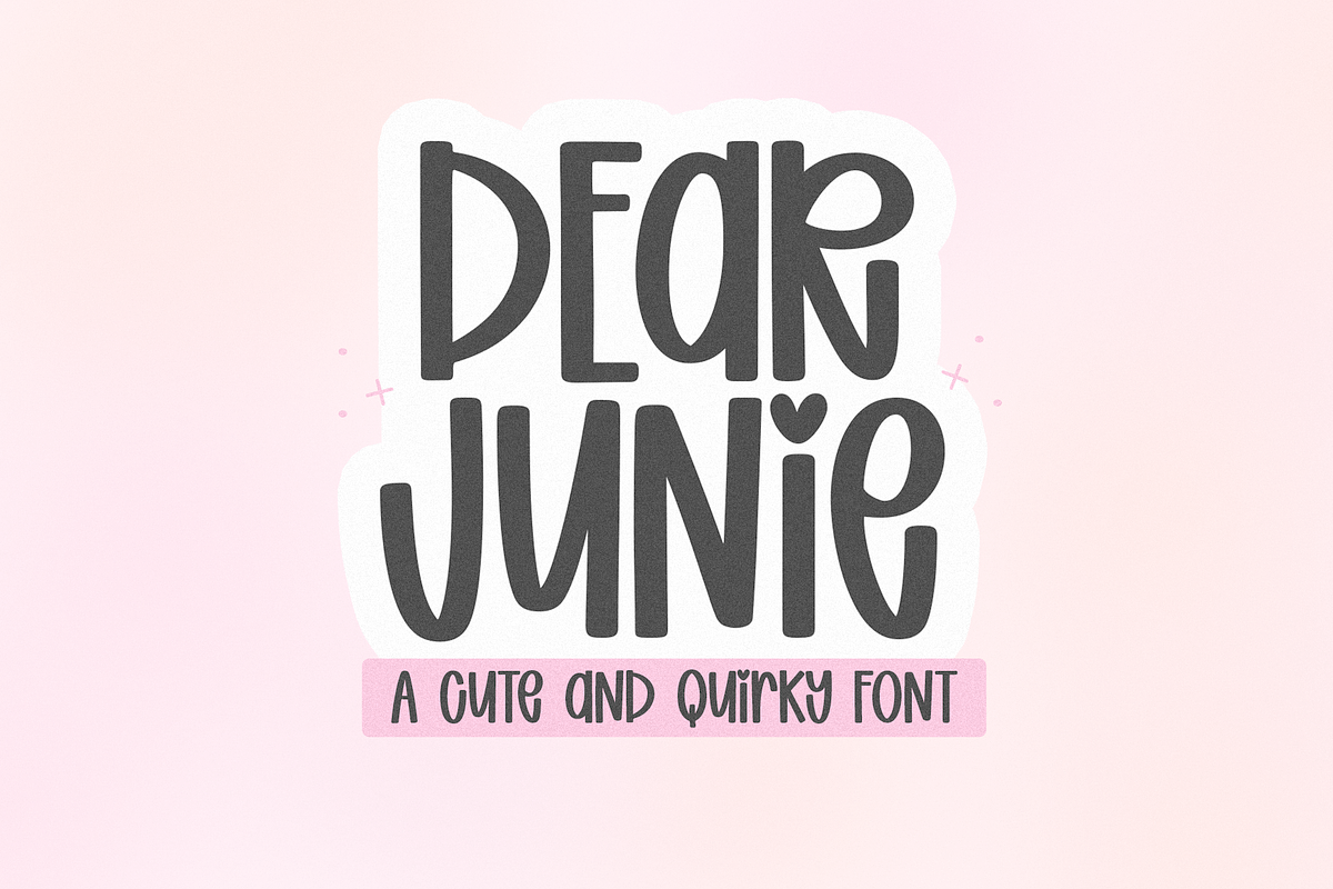 Dear Junie | Cute Quirky Font, a Font by KA Designs (Photo 1 of 11)