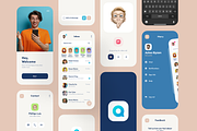 Q Message (adobe xd), an App Template by Nik Design (Thumbnail 2 of 10)