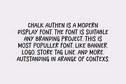 Chalk Authen - Marker & School Font, a Handwritten Font by QR Design Studio (Thumbnail 3 of 6)