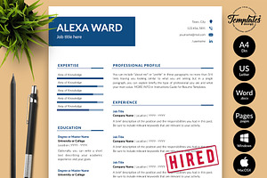 Simple Resume Bundle / CV - Alexa