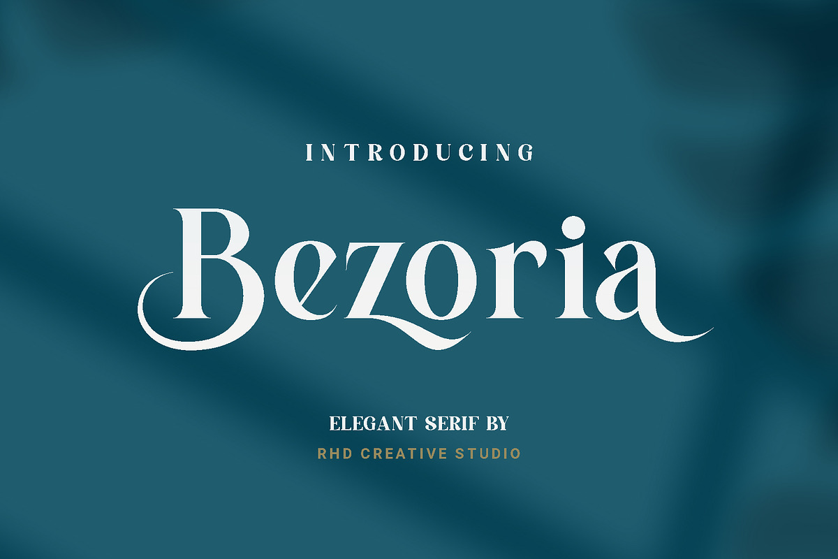 Bezoria - Elegant Serif Font, a Sans Serif Font by RHD Creative Studio (Photo 1 of 9)