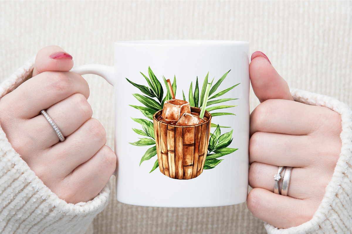 Summer Coffee Sublimation Clipart Bu, an Illustration by Sublimation Artist (Photo 5 of 6)