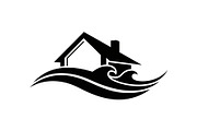 50 Flooded Home Silhouette Bundle, an Illustration by Designs_River (Thumbnail 7 of 51)