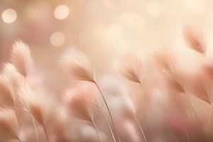 Close-up of delicate fluffy grass, an Abstract Photo by Edalin's Store
