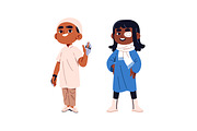 Diverse kids with disabilities set, a Person Illustration by PaperTrident (Thumbnail 5 of 10)