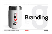 Gigans - Sans serif font family, a Sans Serif Font by Artistic & Unique (Thumbnail 14 of 15)