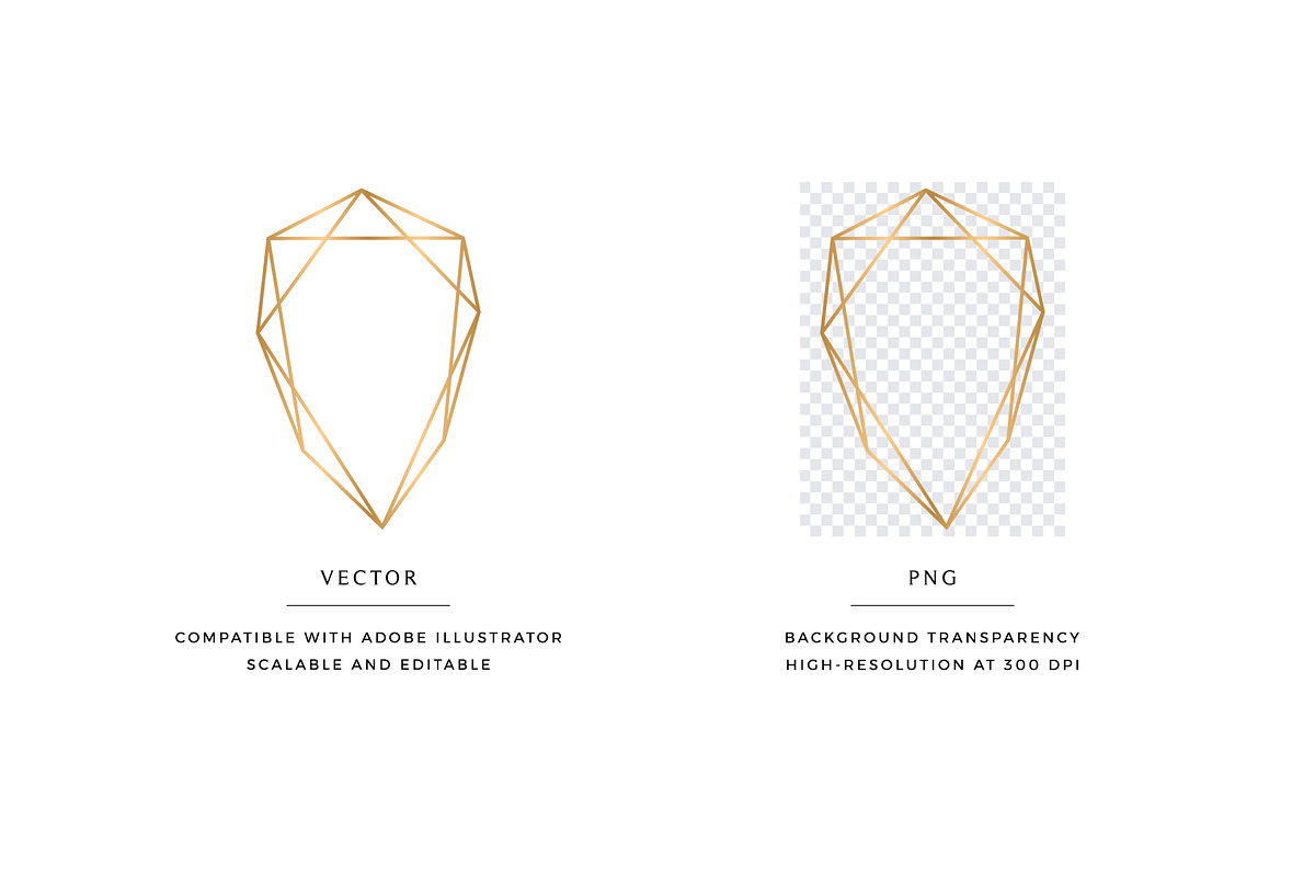 50 Geometric Frames, a Decorative Illustration by ChicGraphix (Photo 7 of 8)