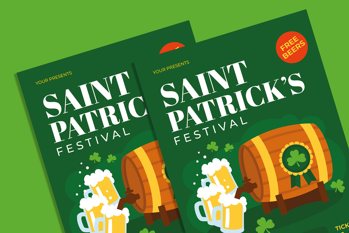 Saint Patrick Festival flyer, a Flyer Template by AdamHasan (Photo 3 of 3)