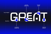 Cyruz - Branding Technology Font, a Sans Serif Font by TokoPress (Thumbnail 9 of 13)