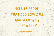 Homebrewer Font Duo, a Sans Serif Font by Beck McCormick (Thumbnail 9 of 10)