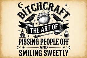 Funny Halloween PNG, Witch Png, a Work Illustration by Sublimation Artist