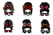 Messy bun clip-art, an Illustration by CreationArt (Thumbnail 5 of 5)