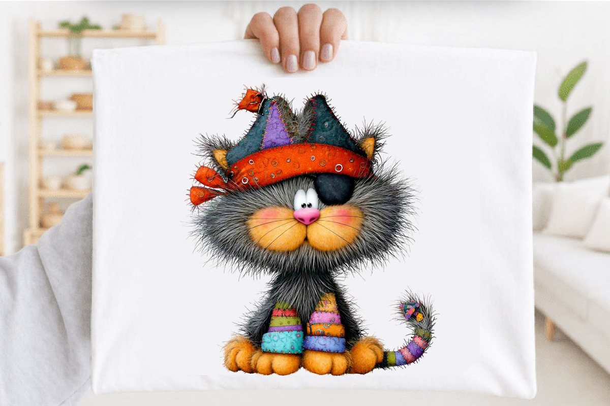 Whimsical Funny Cat PNG Clipart, an Animal Illustration by SVGArt (Photo 5 of 5)