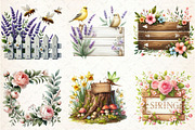 Spring Sign Board Sublimation Clipar, a Seasonal Illustration by Rose Art (Thumbnail 3 of 4)