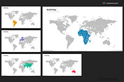 Maps PowerPoint Templates, a Presentation Template by Warna Works (Thumbnail 10 of 10)