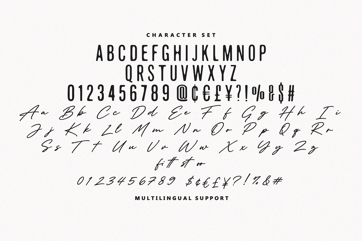 Janked Font Duo Sans Script, a Handwritten Font by Maulana Creative (Photo 6 of 8)