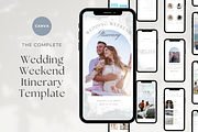 Coastal Wedding Itinerary Template, an Email Template by Jay Luxe Creative (Thumbnail 1 of 7)