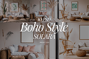 SOLARA Boho Frame Mockup (11 PSD), a Mockup by vikes.art (Thumbnail 1 of 8)