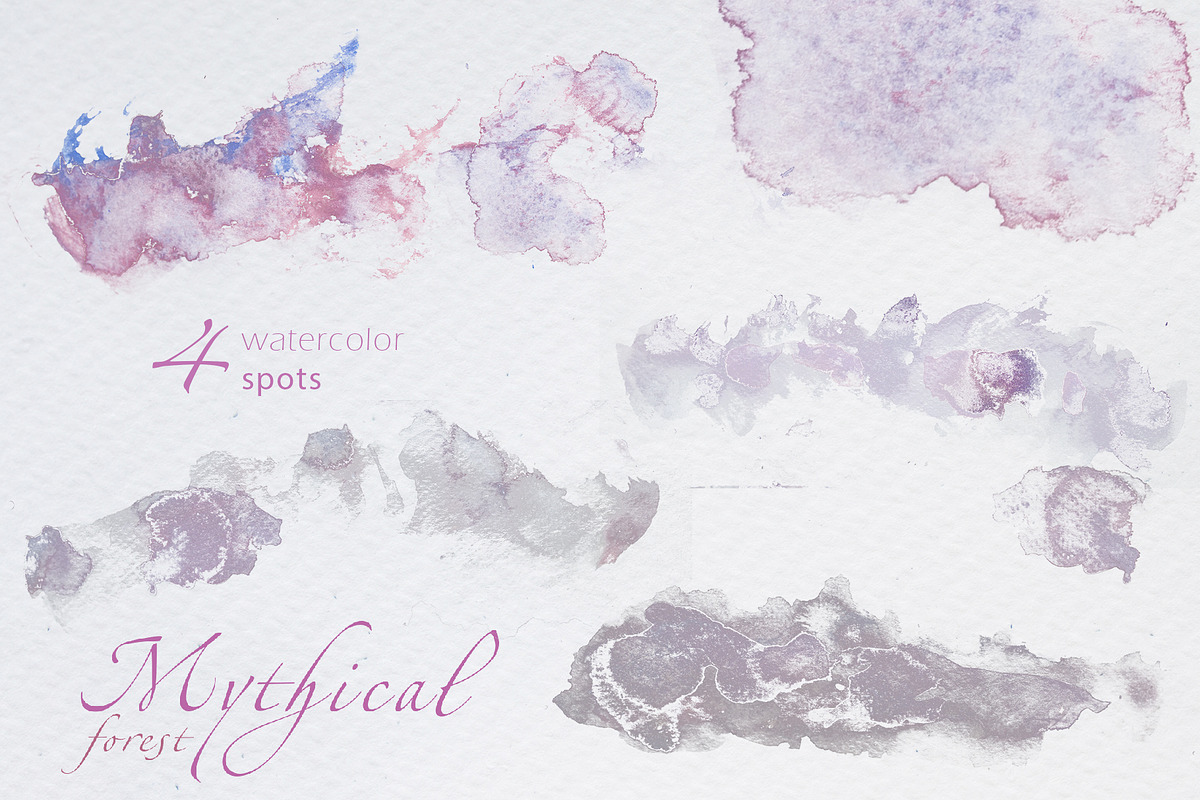 Watercolor Mythical Forest Clipart, an Animal Illustration by ArtCreationsDesign (Photo 5 of 5)