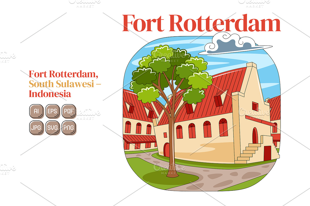 Indonesia Travel Vector Pack #03, an Illustration by MEDZ (Photo 4 of 7)