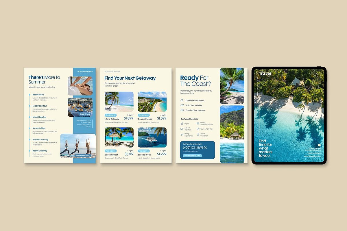 Digital Travel Agency Brochure, a Brochure Template by BrandPacks (Photo 3 of 5)