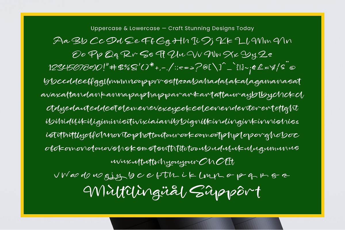 Dusty Indigo Handwritten Script Font, a Script Font by stylishtype.co (Photo 14 of 15)