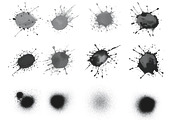Splash Splatter Marks Set 3 Stamps, a Brush Add-On by Disasterology Ink (Thumbnail 7 of 10)