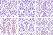Lavender Damask Seamless Patterns, a Pattern Graphic by PrintablesByFranklyn (Thumbnail 4 of 4)