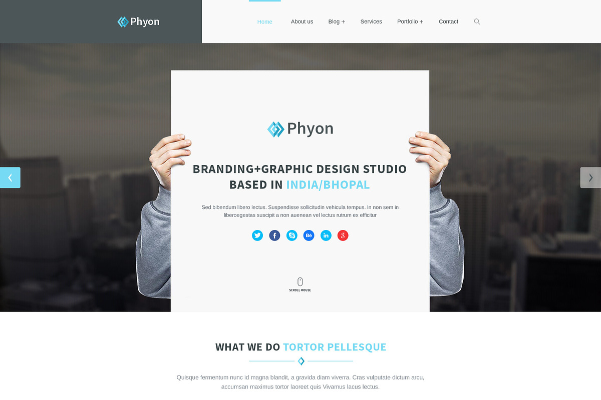 Phyon Multipurpose Responsive PSD, a Templates & Theme by pixrsofttech