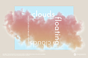 Floating Colorful Clouds | PNG/PSD, a Graphic by Youandigraphics (Thumbnail 1 of 14)