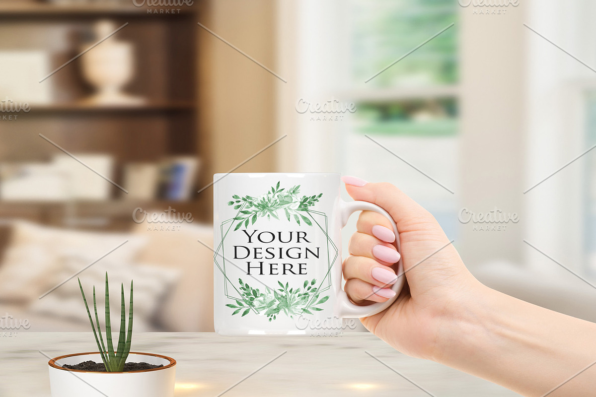 Bundle of 12 White Mug Mockup, a Cups & Container Mockup by Milan Mockup (Photo 5 of 13)