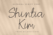 Deprona - Modern Script Font, a Script Font by Bilahstudio (Thumbnail 8 of 11)