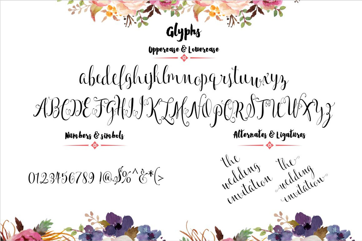 Cherry Blossom, a Script Font by Genesis Lab (Photo 2 of 5)