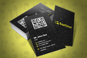 Food Love Business Cards, a Business Card Template by Rafael Oliveira (Thumbnail 1 of 5)