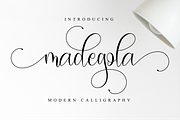 Madegola Script, a Script Font by Nissa Studio (Thumbnail 1 of 12)