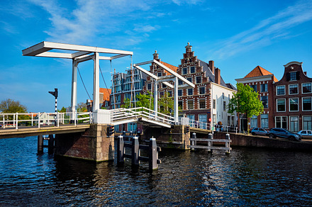 Gravestenenbrug bridge in Haarlem, Netherlands, an Architecture Photo by f9photos