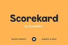 Scorekard — An imperfect sans