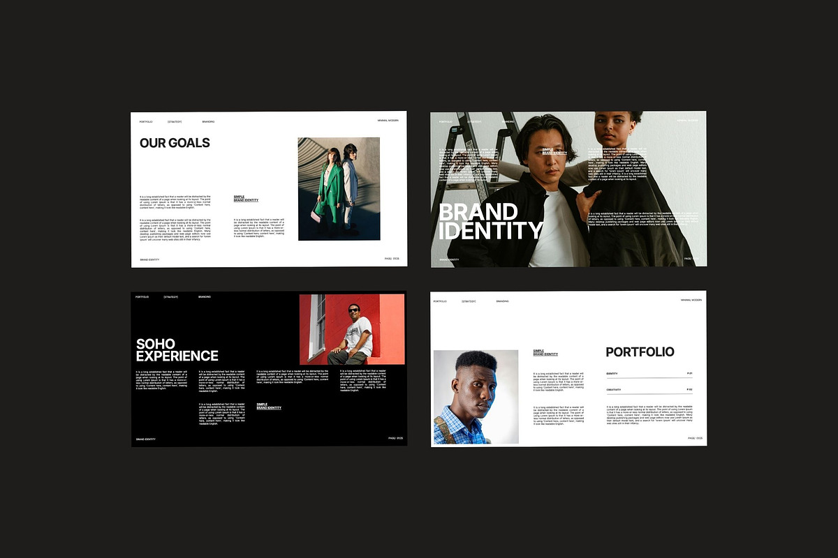 SOHO - Fashion Brand Identity PPT, a Presentation Template by studiobasic (Photo 5 of 7)