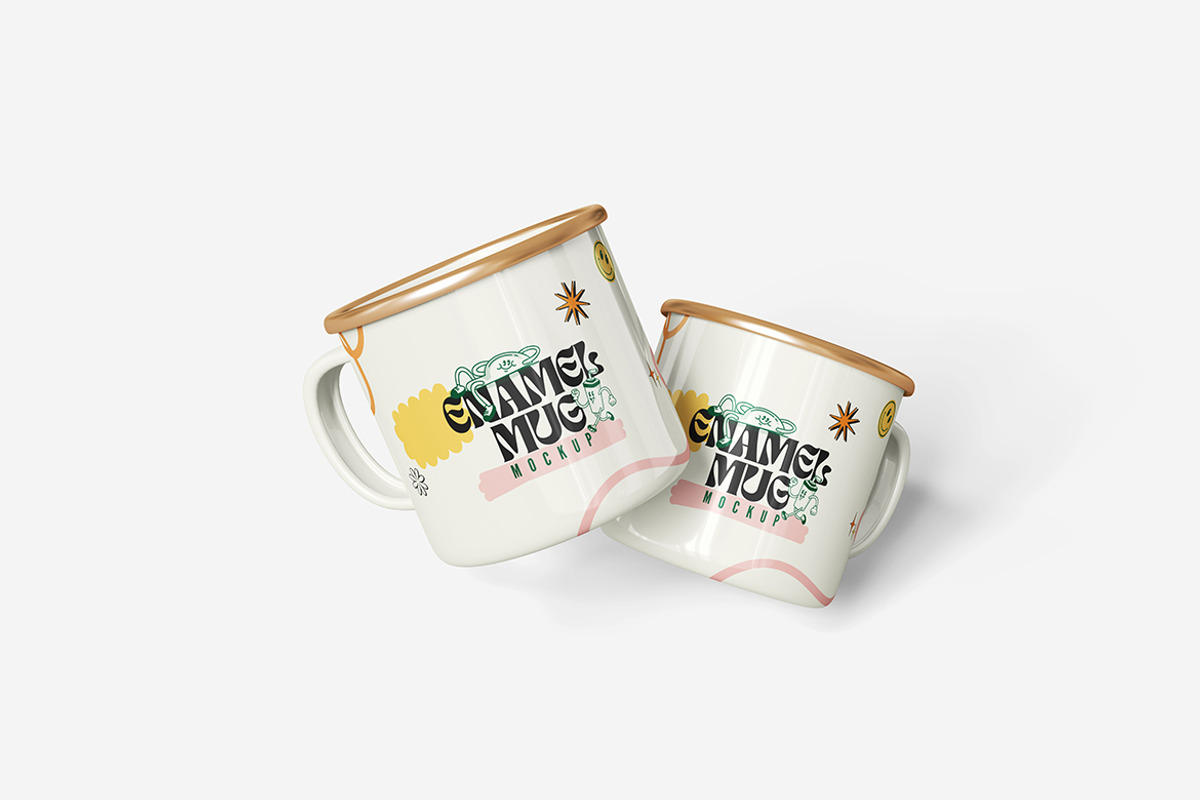 Enamel Mug Mockup, a Product Mockup by MrLetters (Photo 4 of 5)