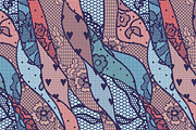 3 Lacy seamless vector patterns, a Pattern Graphic by tamara.comotomka (Thumbnail 3 of 3)