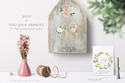 Floral Alphabet Design Set, a Decorative Illustration by Pixavics (Thumbnail 7 of 12)